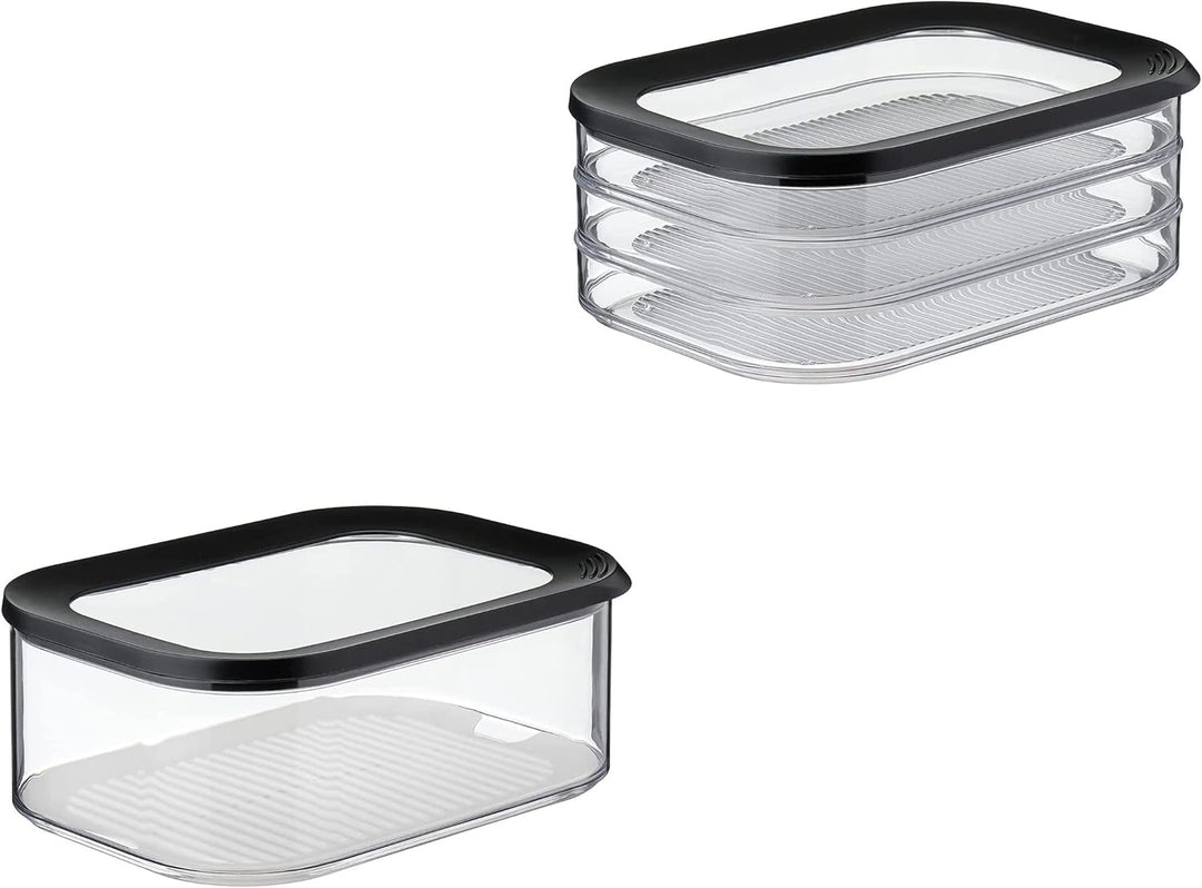 Mepal 2-TLG. Frischhaltedosen Starter-Set Meat and Cheese Modula Vorratsdose - ideal für die Aufbewa