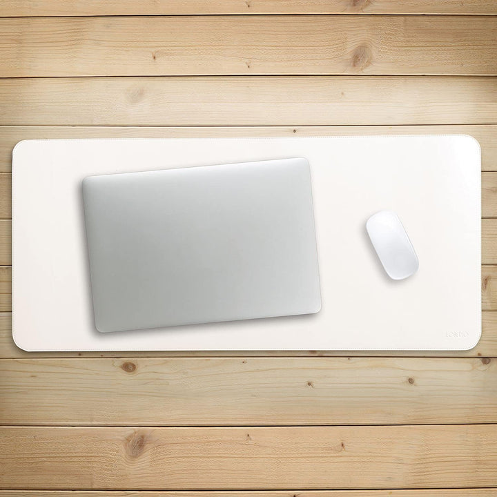 Londo Leder Verlängerter Mouspad, Multifunktionale Schreibtischunterlage - Rutschfesten Unterseite,