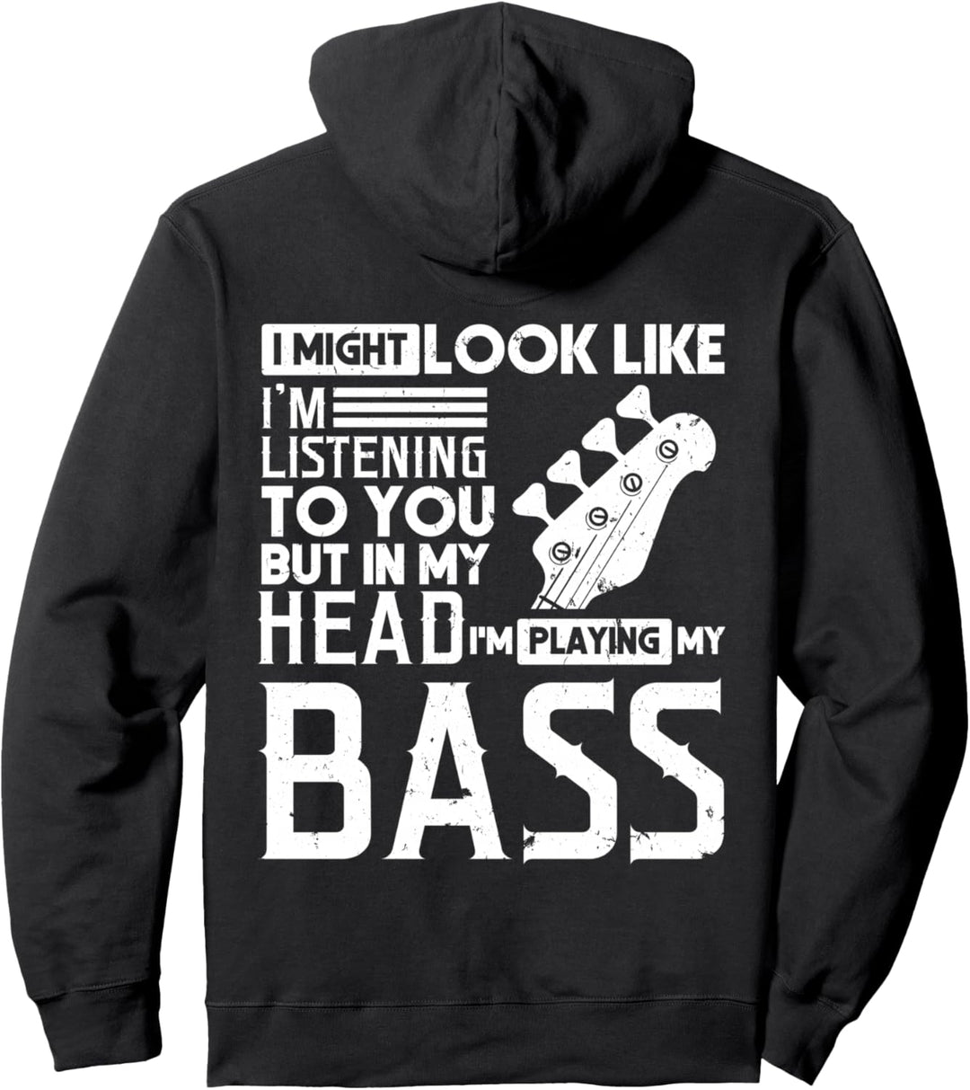 Bassist Shirt Herren Bass Geschenk Bassspieler Pullover Hoodie