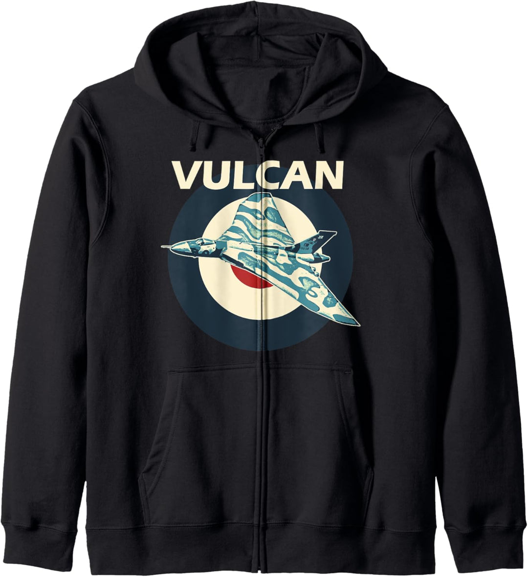 Avro Vulcan Bomber Aircraft British RAF Plane Retro Vintage Kapuzenjacke