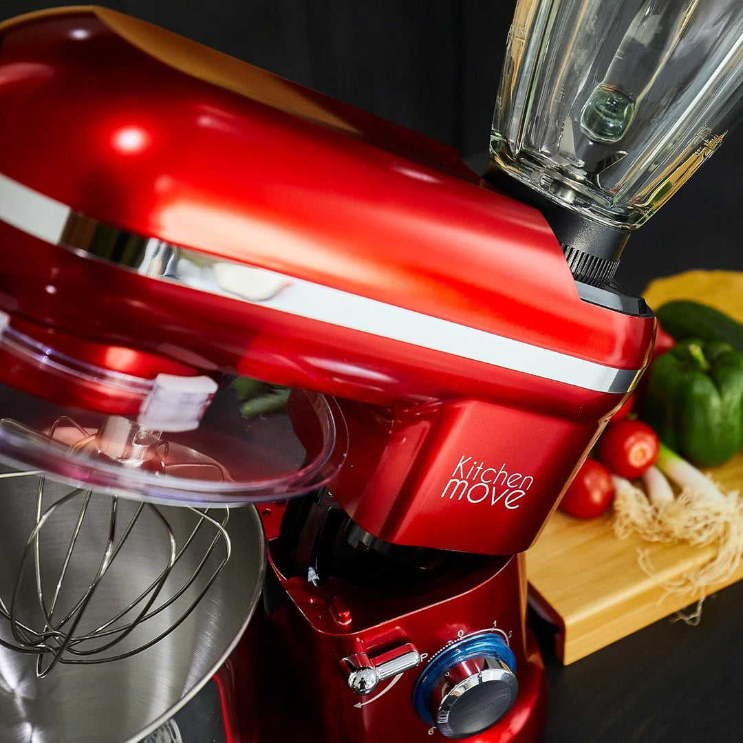 Kitchen Move Küchenmaschine mit Zerkleinerer und Mixer 5.5L DALLAS PRO Küchenmaschine mit Mixer und