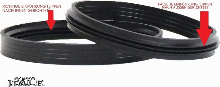 Silikondichtungen, 5 Stk., Schwarz, Silikon, Wasserdicht, max. 200°C, für Kamine, Schornsteine, Pell