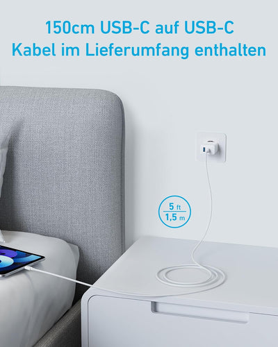 Anker 20W USB C Ladegerät, iPad Netzteil, USB-Schnellladenetzteil, iPad Ladegerät, Kompatibel mit iP