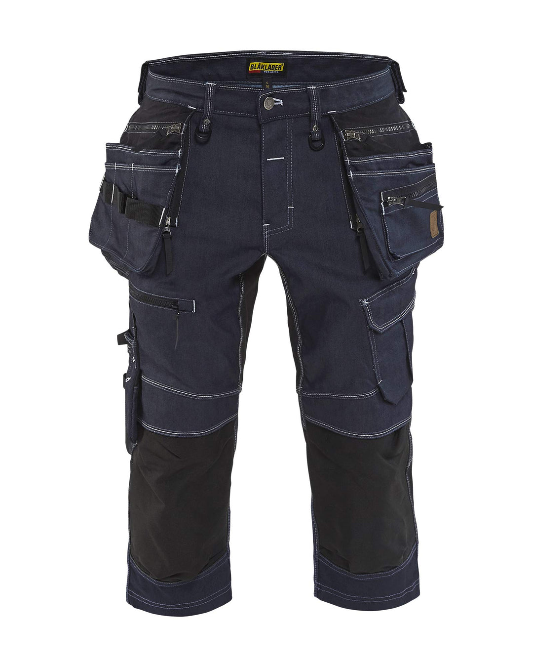 Blåkläder Handwerker Hosen Strech X1900, in Cordura® Denim-Stretch, Marineblau/ Schwarz C46, C46