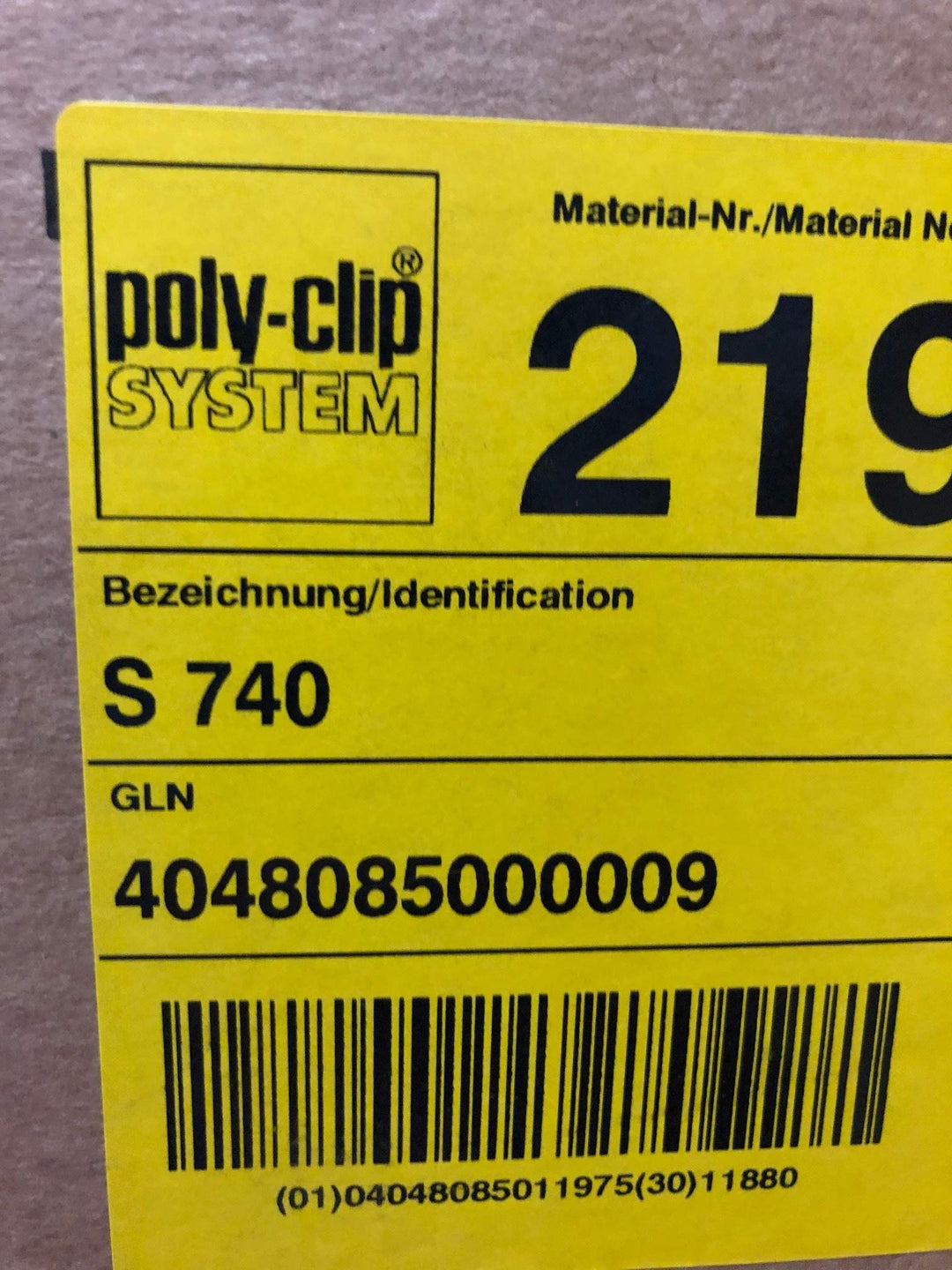 Poly Clips S 740 (2970 Stück/Karton)
