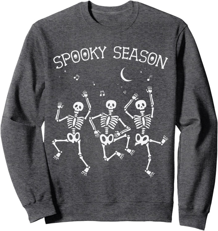 Spooky Season Dancing Skelette Halloween Sweatshirt