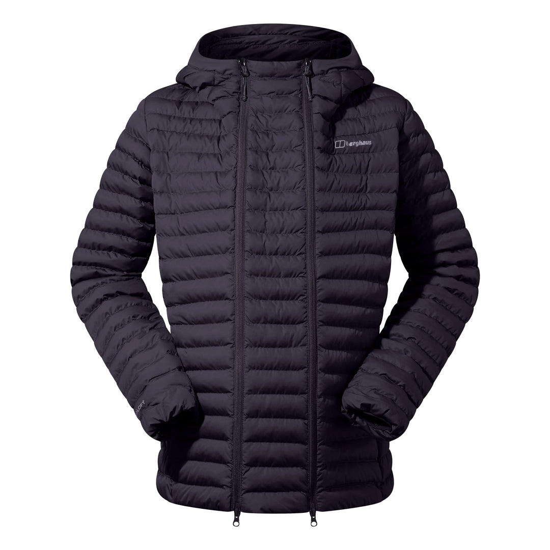 Berghaus Damen Nula Hooded Maternity 2in1 Jacket 36 Schwarz, 36 Schwarz