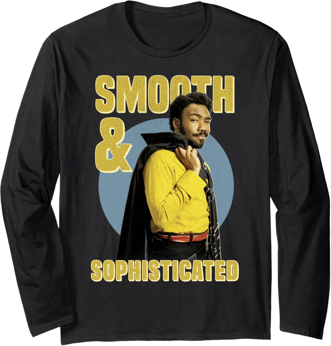 Star Wars Han Solo Movie Lando Smooth Retro Langarmshirt