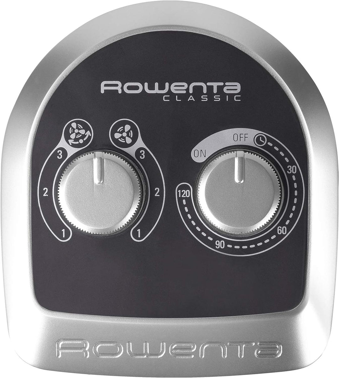 Rowenta VU6140 Classic Tower Turmventilator, leise, Ventilator, 3 Geschwindigkeitsstufen, mit Timer,