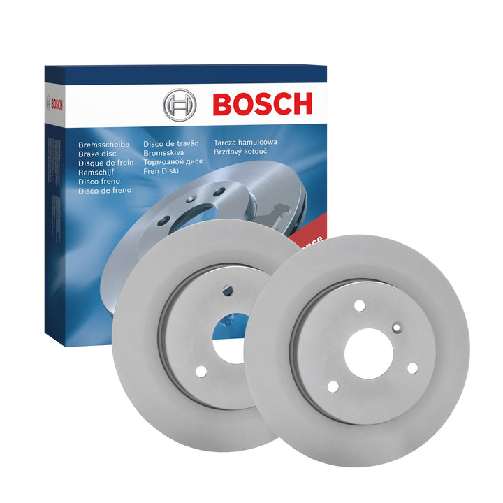 Bosch BD407 Bremsscheiben - Vorderachse - ECE-R90 Zertifizierung - zwei Bremsscheiben pro Set