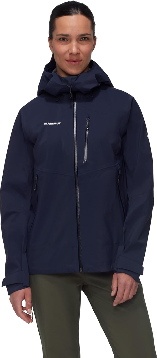 Mammut Damen Alto Guide Hooded Hardshelljacke mit Kapuze XS marine, XS marine
