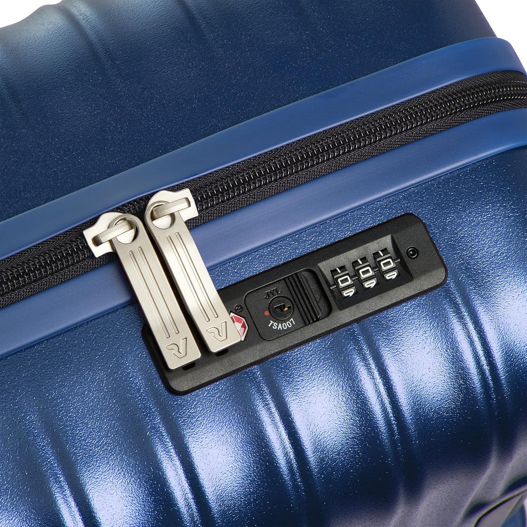 RONCATO Wave - 4-Rollen Kabinentrolley S 55 cm denim Petrol, Petrol
