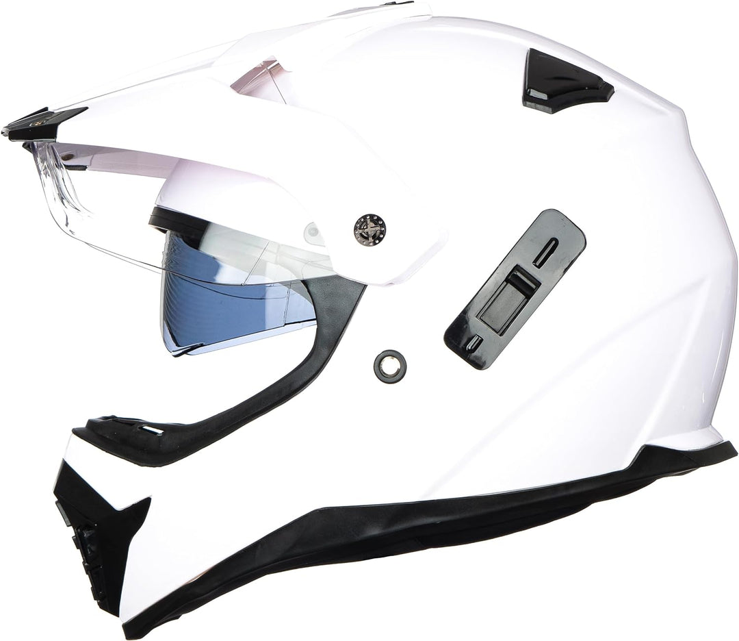 JIEKAI Adventure Helme Motocross Helm Sicherheitsnorm ECE 22.05 Motorradhelme,Roller Ski ATV Helm S