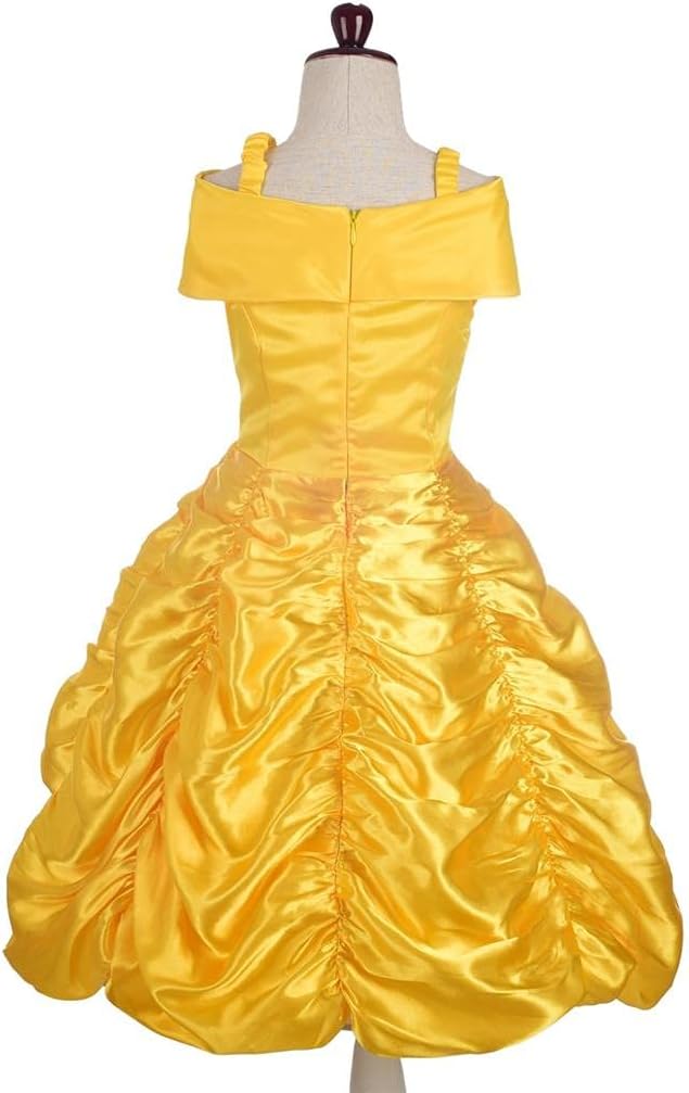 Lito Angels Prinzessin Belle Kleid für Kleinkind Kinder Mädchen, Die Schöne und das Biest Halloween