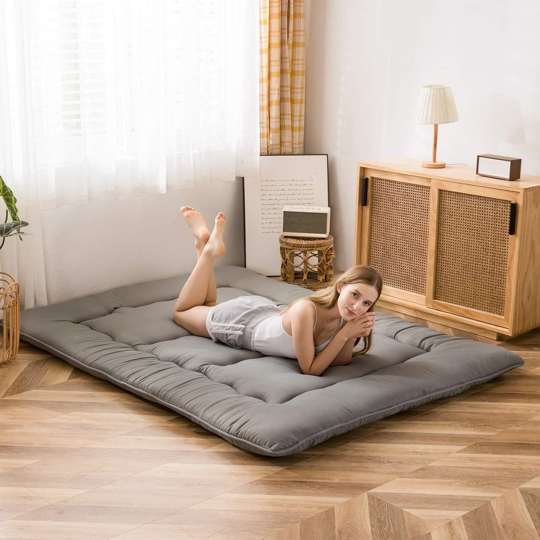 MAXYOYO Klappmatratze Futon Matratze Bodenmatratze Gepolsterte Japanische Tatami Gesteppte Bett, Dic