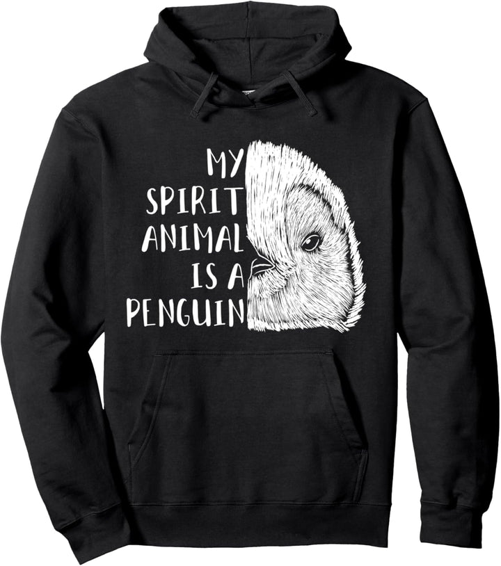 Pinguin Geisttier Spirituell Tier Damen Geschenk Pinguin Pullover Hoodie