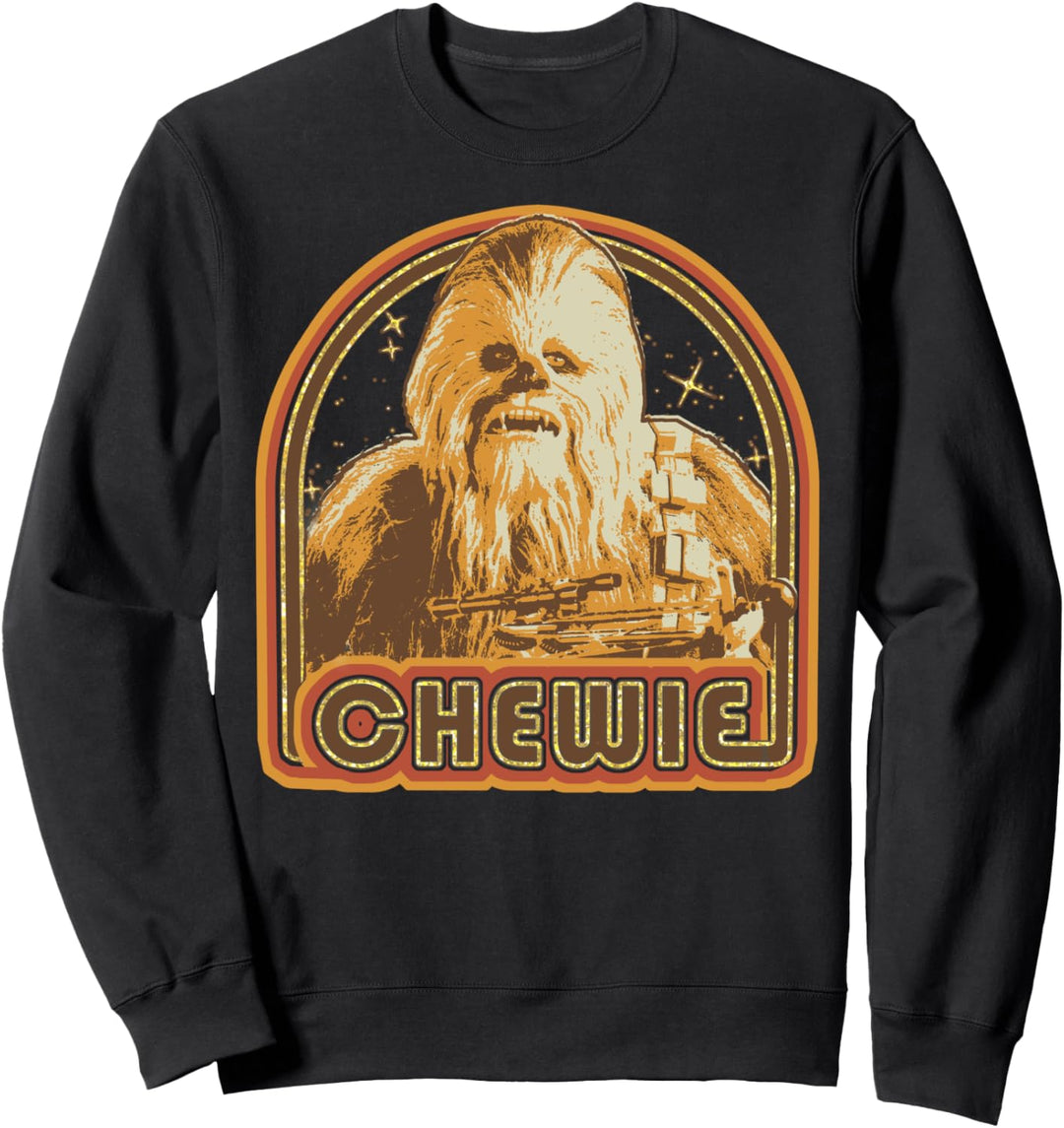 Star Wars Chewie Glittering Framed Portrait Sweatshirt