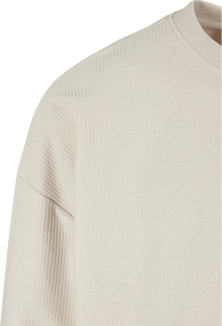 Urban Classics Herren Sweatshirt Rib Terry Boxy Crew, Pullover für Männer in Oversized Optik, in 2 F