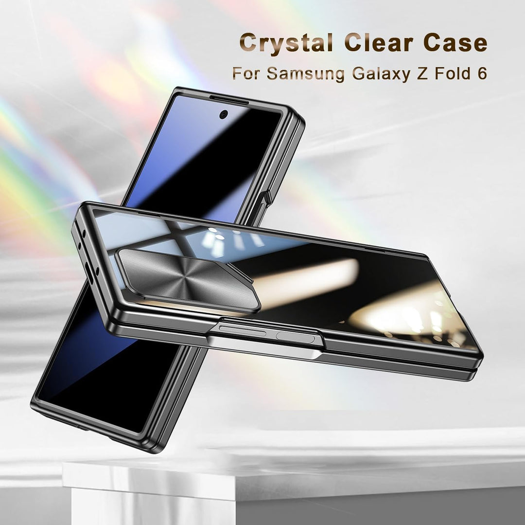 spoovcto für Samsung Galaxy Z Fold6 Fall: mit Anti-spy Privatsphäre Displayschutz, Built-in Kamera K