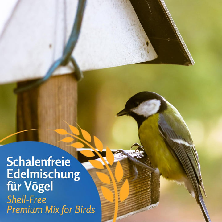 Leimüller Vogelfutter Wildvögel Ganzjährig 25Kg (Ohne Schalen) - Premium Wildvogelfutter mit geschäl