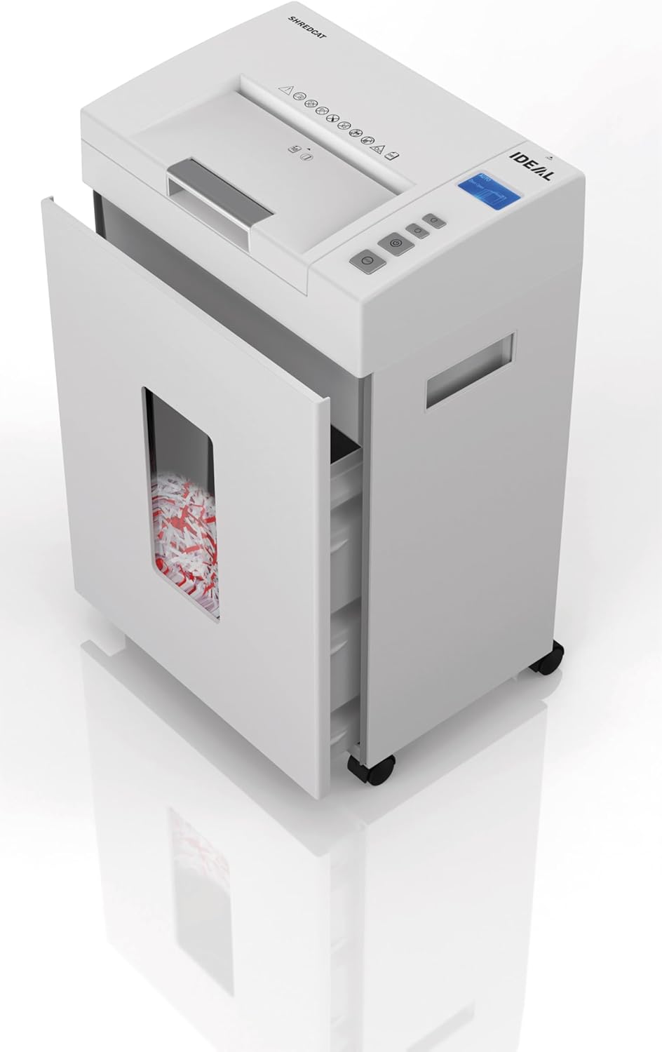 Autofeed Aktenvernichter IDEAL Shredcat 8292, 200 Blatt Papierstapel mit automatischem Einzug schred