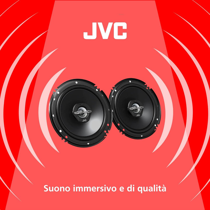 JVC CS-J620X 16 cm 2-Wege-Koaxial-Lautsprecher, 2 Stück 16 cm Single, 16 cm Single