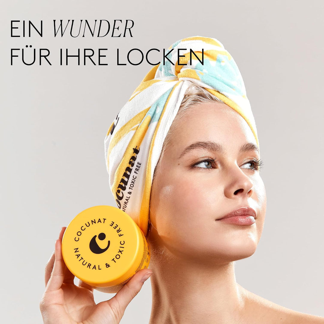 COCUNAT | Set Curly Nutrition Plan | Curly-Girl-Methode, Ultra-pflegende Boombastic und Anti-Frizz-T