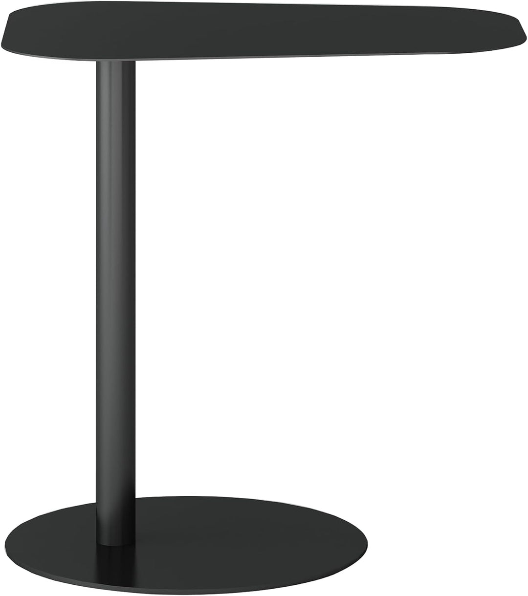 [en.casa] Beistelltisch Nastätten Gartentisch Couchtisch mit Metallgestell Sofatisch modernes Design