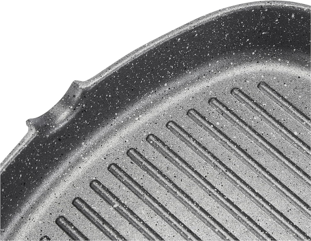 Tognana wi758bcamnf Grill Quadra mit Griff faltbar Mythos, Aluminium, Grau Marble