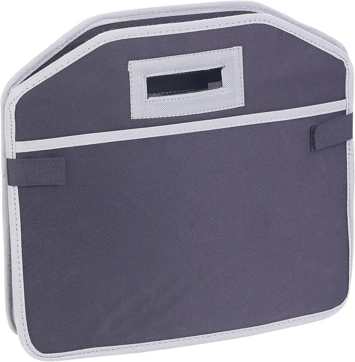 Lescars Kofferraumboxen: 2er-Set 2in1-Kofferraum-Organizer mit 3 Fächern & Kühltasche, faltbar (Car