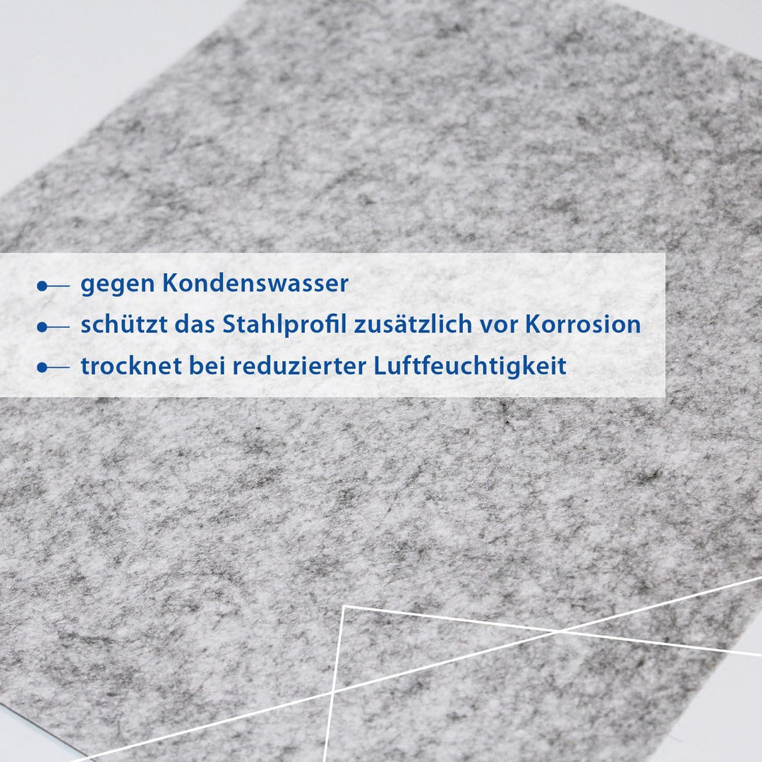 Premium Antikondensvlies für Trapezbleche 50 m - Effektiver Schutz gegen Kondensation - Verhindert S