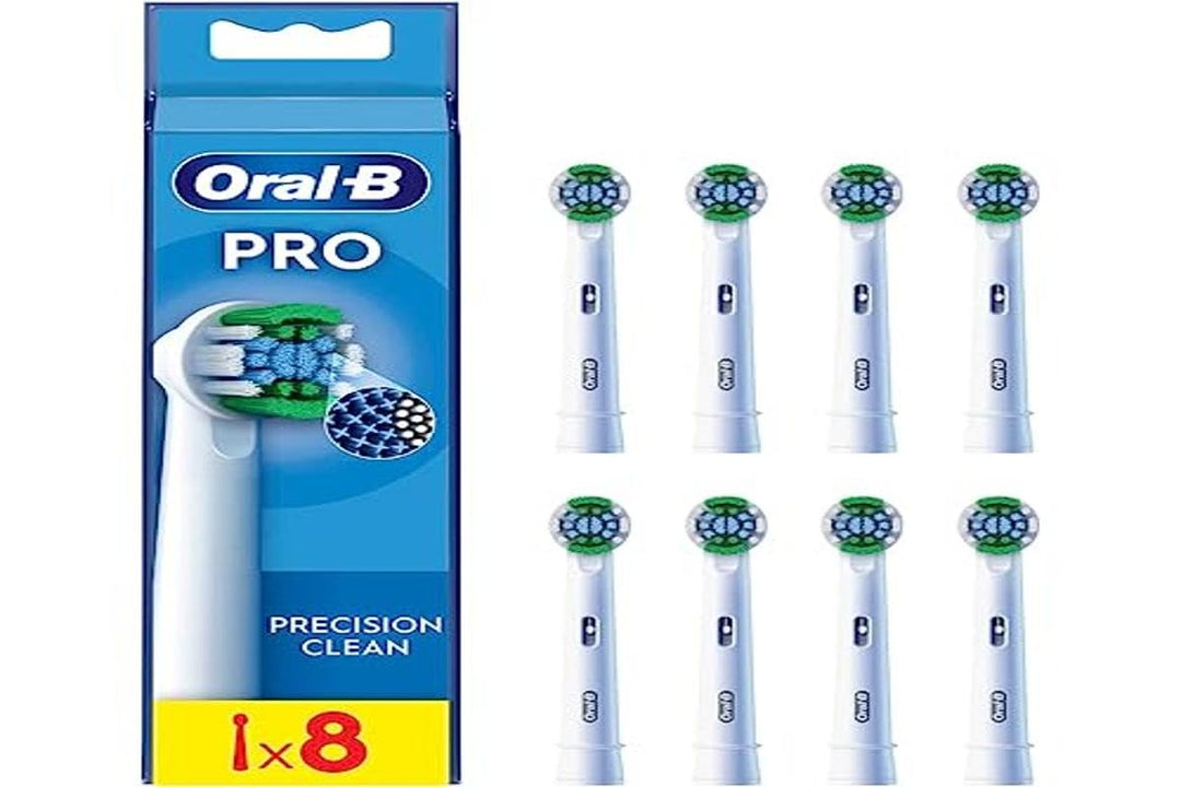 Oral-B Pro Precision Clean Aufsteckbürsten für elektrische Zahnbürste, 8 Stück Packung mit 8 Einheit