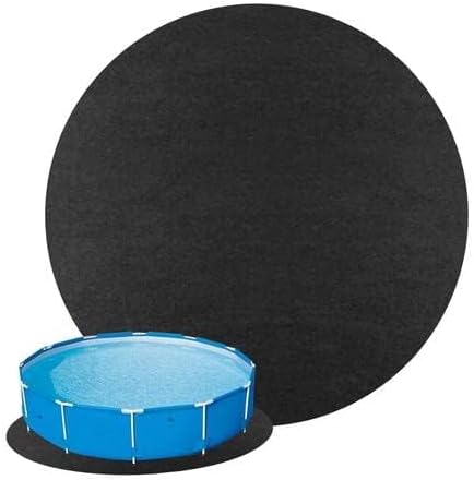 Schwimmbecken Matte Pool Bodenplane Faltbarer Boden-Poolmatte Für Aufstellpools Bis Ø 400 cm, UV-Sta
