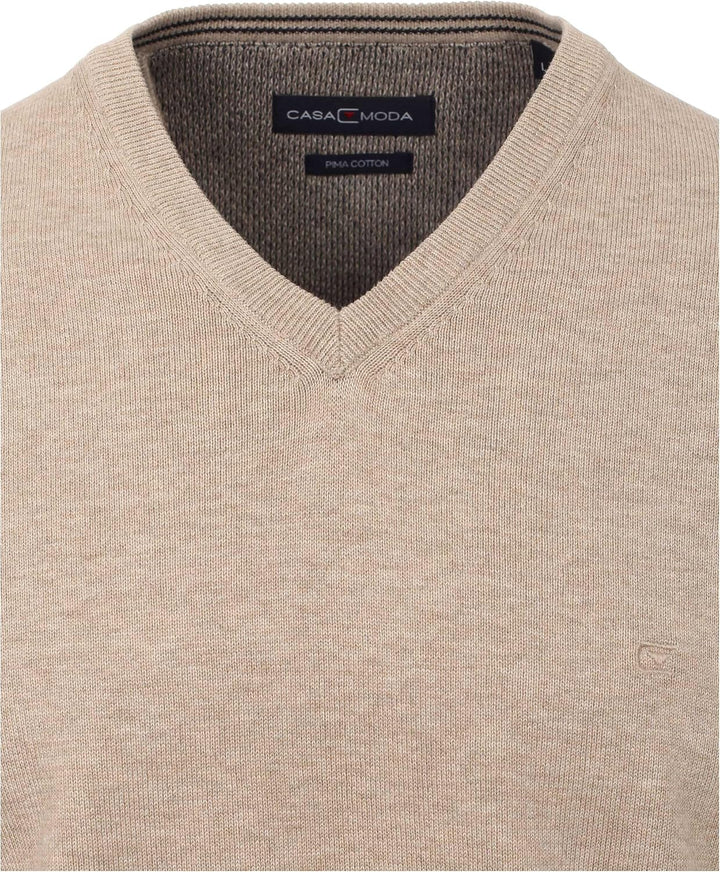 CASAMODA Herren Pullover S Beige, S Beige