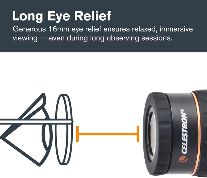 Celestron X-Cel LX Serie – 1,25'' Okular, 12 mm, 12 mm
