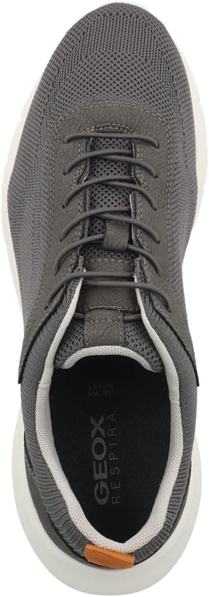 Geox Jungen U Monreale Sneaker 39 EU Dk Stone, 39 EU Dk Stone