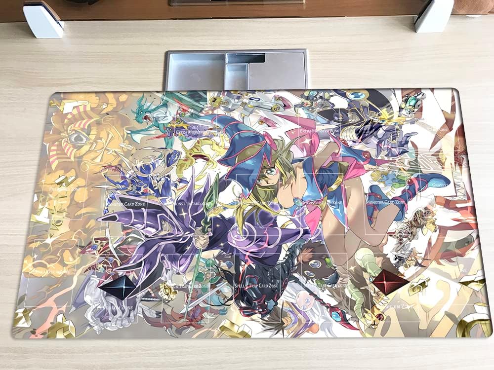 Neue Mlikemat Spielmatte ZD039-558-A Duel Monsters TCG CCG OCG Sammelkartenspielmatte mit Zonen + gr