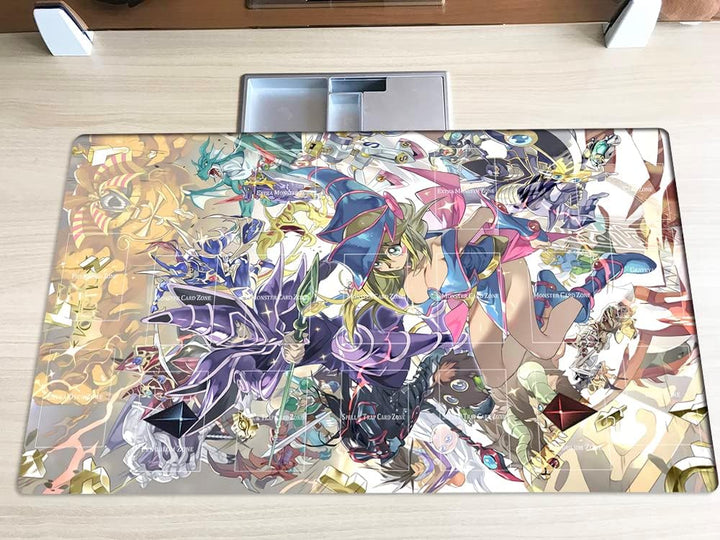 Neue Mlikemat Spielmatte ZD039-558-A Duel Monsters TCG CCG OCG Sammelkartenspielmatte mit Zonen + gr