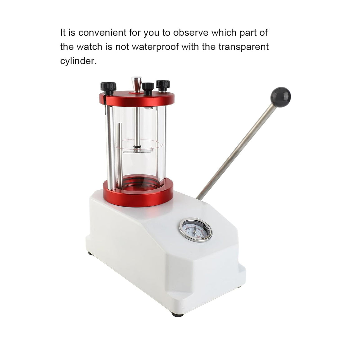 Watch Pressure Tester Uhren-Wasser-Test-Werkzeug, Uhrengehäuse Widerstand Drucktester, 2 Uhren Uhren