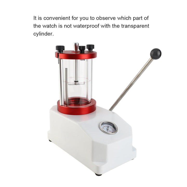 Watch Pressure Tester Uhren-Wasser-Test-Werkzeug, Uhrengehäuse Widerstand Drucktester, 2 Uhren Uhren