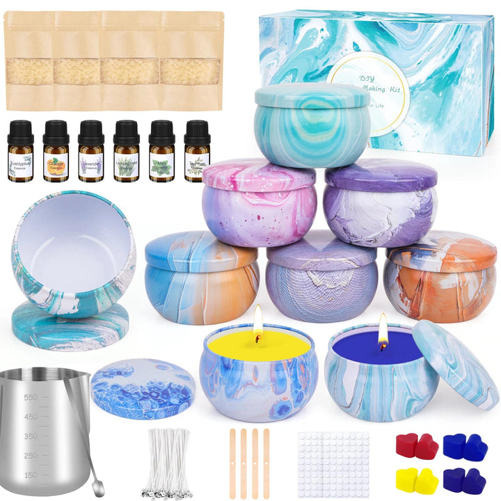 Kerzen Selber Machen Set, DIY Kerzenherstellung Kit 234 Pcs, Bastelset Diy Set Erwachsene, Candle Ma