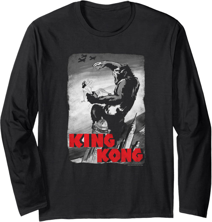 King Kong Planes Poster Langarmshirt