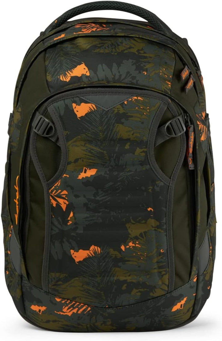 Satch Match Schulrucksack Set 3tlg. inkl. Schlamperbox u. Sportbeutel Jurassic Jungle, Jurassic Jung