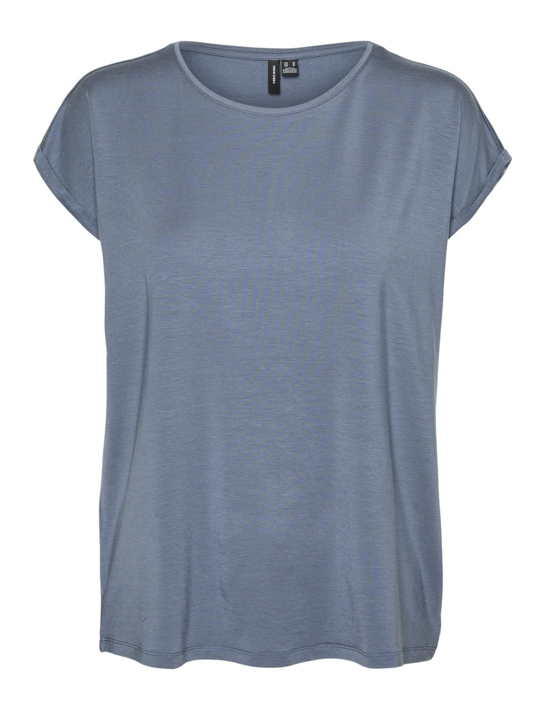 VERO Moda Damen Vmava Plain Ss Top Gajrs Noos T-Shirt M China Blue, M China Blue