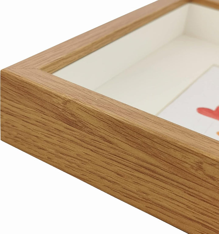 BD ART 18x35 cm 3D Box, Mehrfach Bilderrahmen, Bildergalerie, Fotogalerie mit Passepartout und 3 Fot