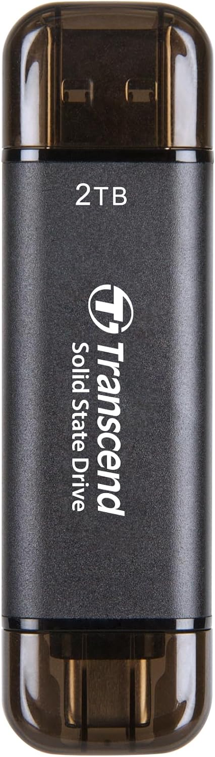 Transcend 2T External SSD ESD310C USB 10Gbps - TS2TESD310C 2TB, 2TB