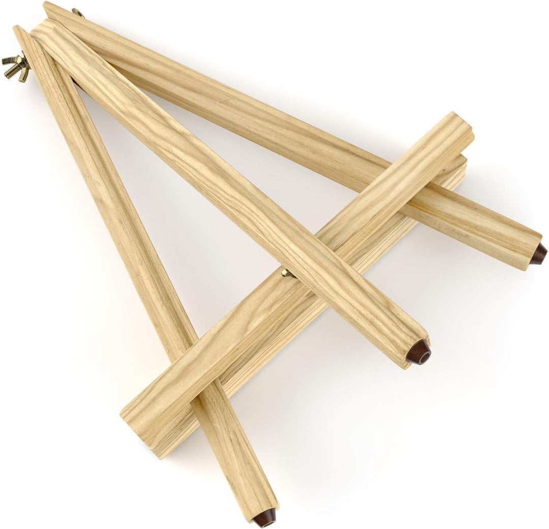 ARTEZA Tischstaffelei, 30.5cm (12 Zoll), Holzstaffelei im 6er-Pack, Kiefernholz-Finish mit rutschfes