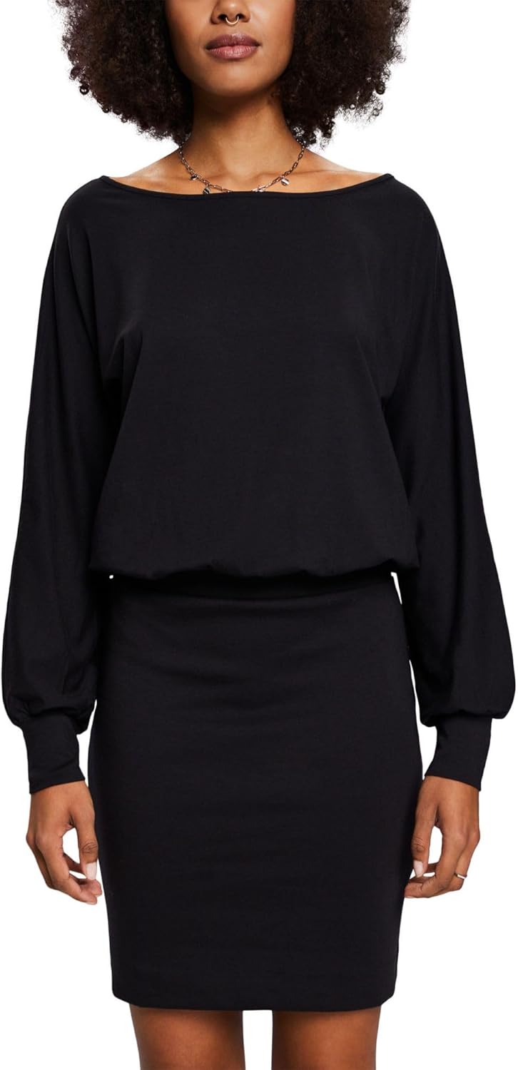 ESPRIT Minikleid aus Jersey XXS Schwarz, XXS Schwarz