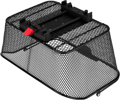 KLICKfix City Hinterradkorb für Racktime Schwarz, Schwarz