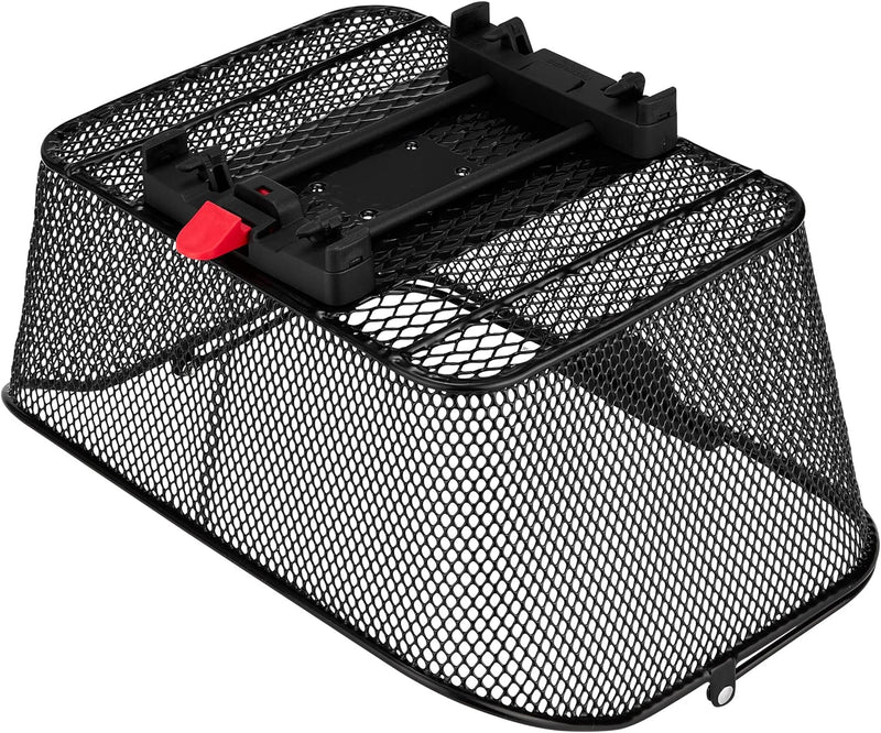 KLICKfix City Hinterradkorb für Racktime Schwarz, Schwarz